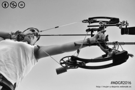 Shenaida Mérida. Medallista europea en tiro con arco (foto José Luis Raña).
